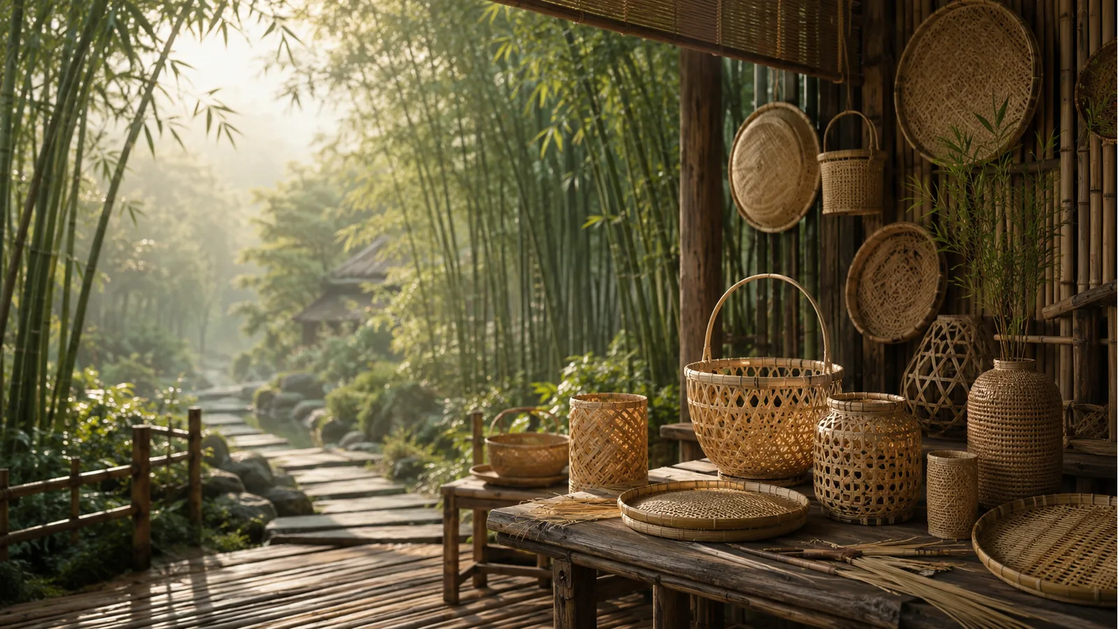 Mao Mao Bamboo Weaving studio