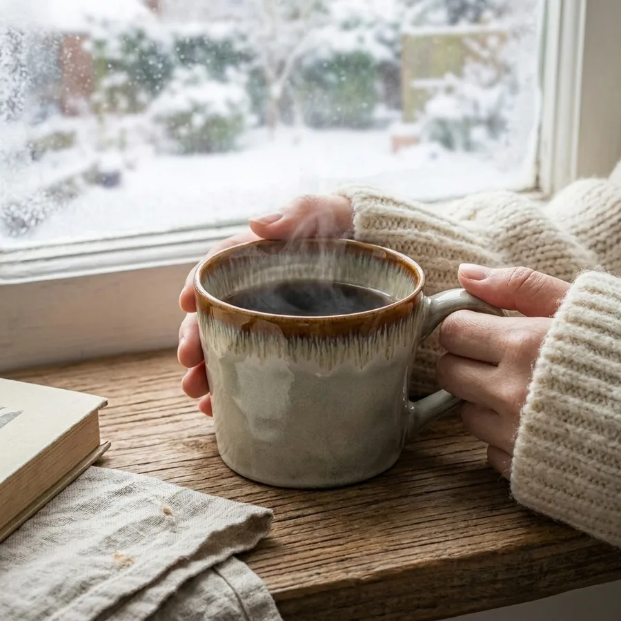 Handcrafted Kiln-Transmuted Ceramic Mug