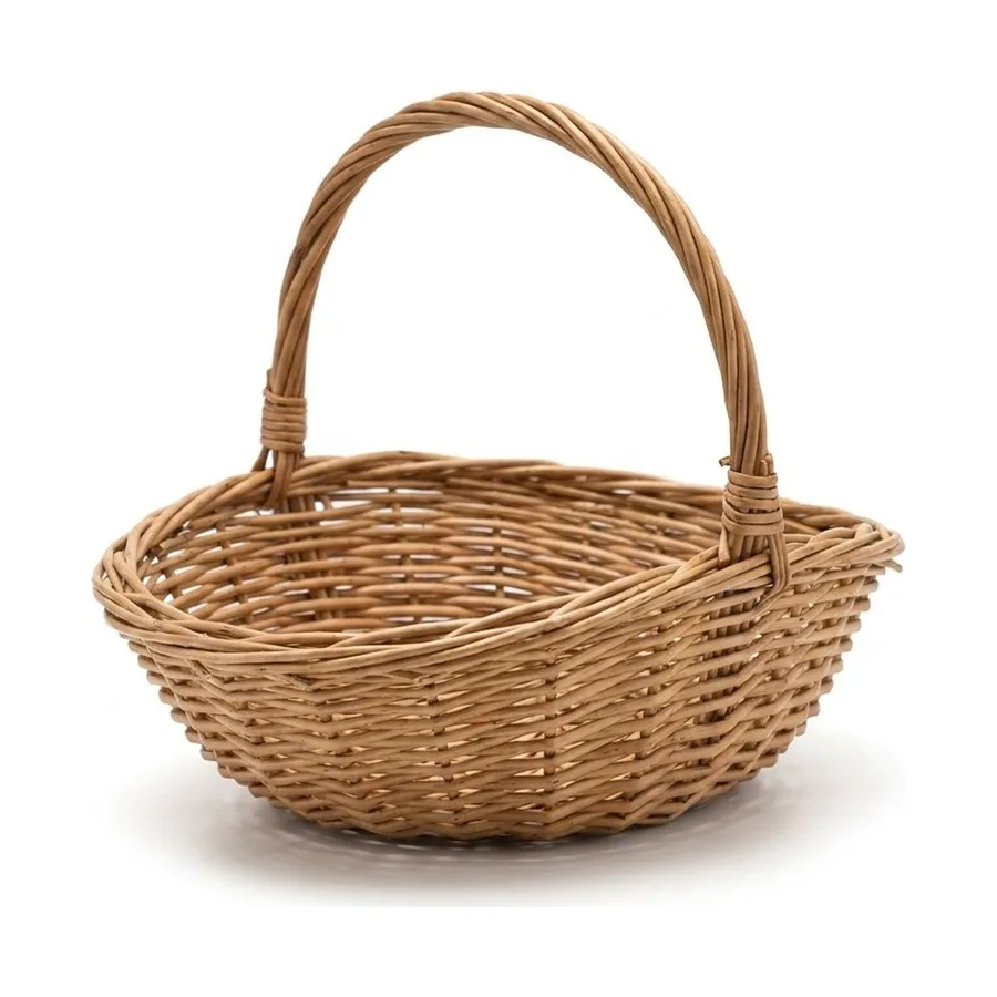 Hand-Woven Willow Fruit Basket product view