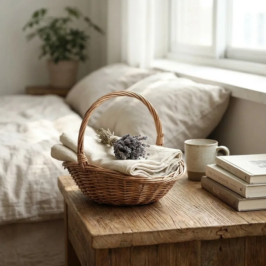 Hand-Woven Willow Fruit Basket product view