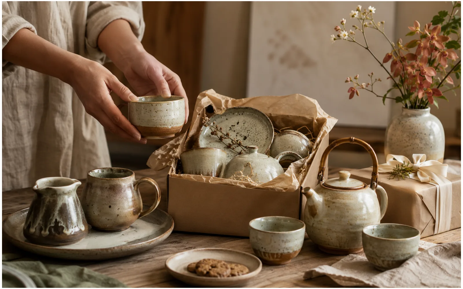 Tea ritual, coffee ritual, and gifting.