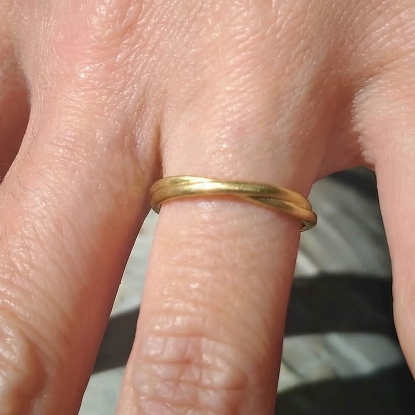 Double-Layer Wrapped Sterling Silver Ring — original source image