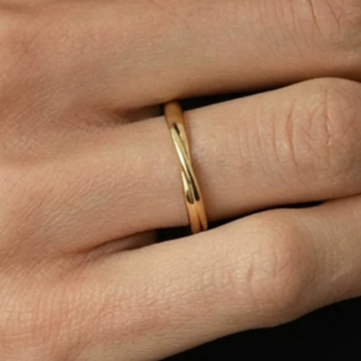 Double-Layer Wrapped Sterling Silver Ring — original source image