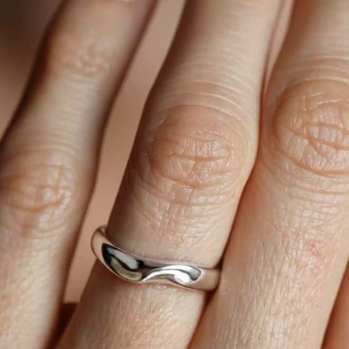 Knotted Wave Sterling Silver Ring — original source image