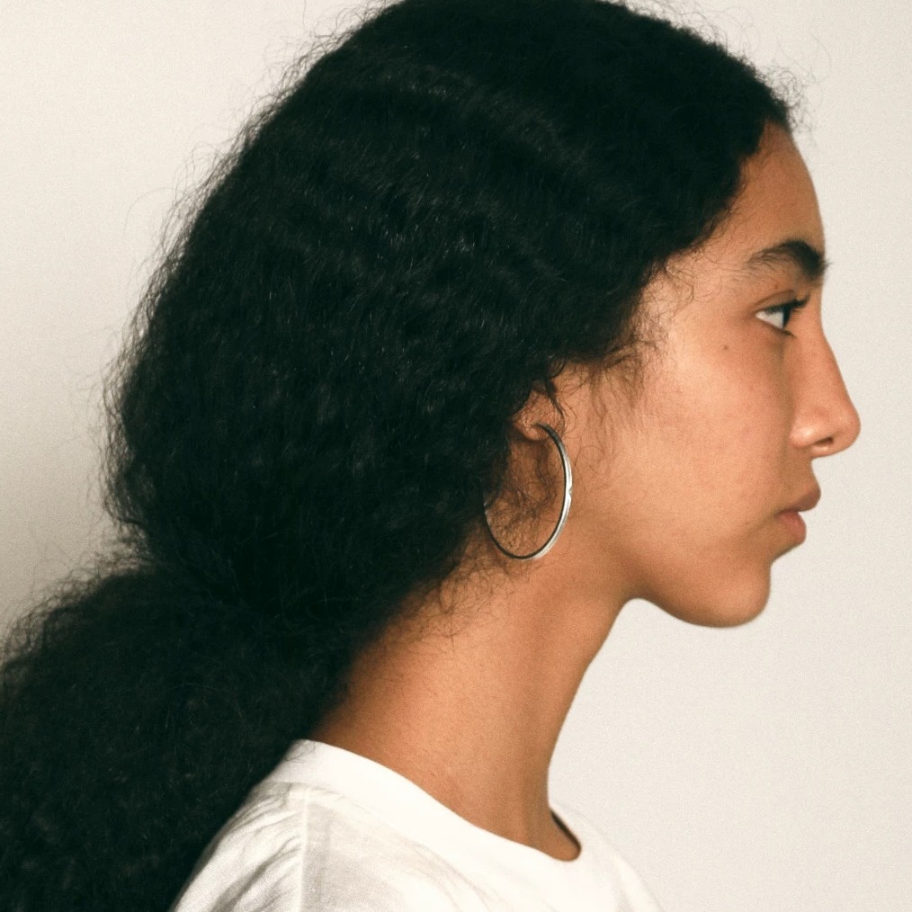 Minimalist Retro 925 Sterling Silver Hoop Earrings by LOPHNE — original source image