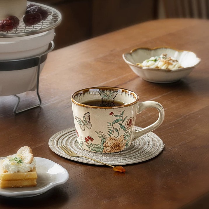 Mid-Century Modern Kiln-Transmutation Glaze Ceramic Mug product view