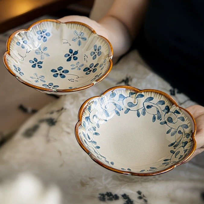 Handcrafted Kiln-Transmutation Ceramic Dessert Plate | 290ml Capacity product view