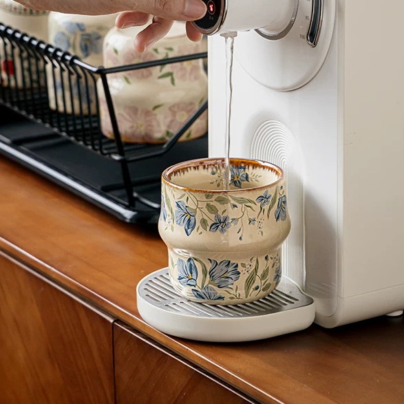 Hand-Painted Floral Ceramic Coffee Mug product view