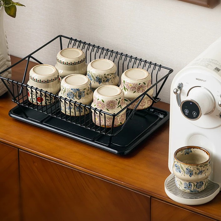 Hand-Painted Floral Ceramic Coffee Mug product view