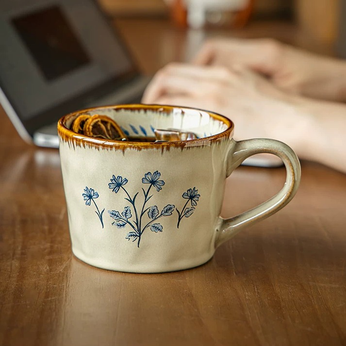Mid-Century Modern Style Kiln-Transmuted Ceramic Mug product view