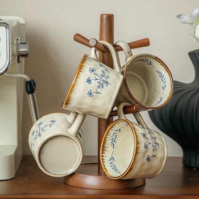 Mid-Century Modern Style Kiln-Transmuted Ceramic Mug product view