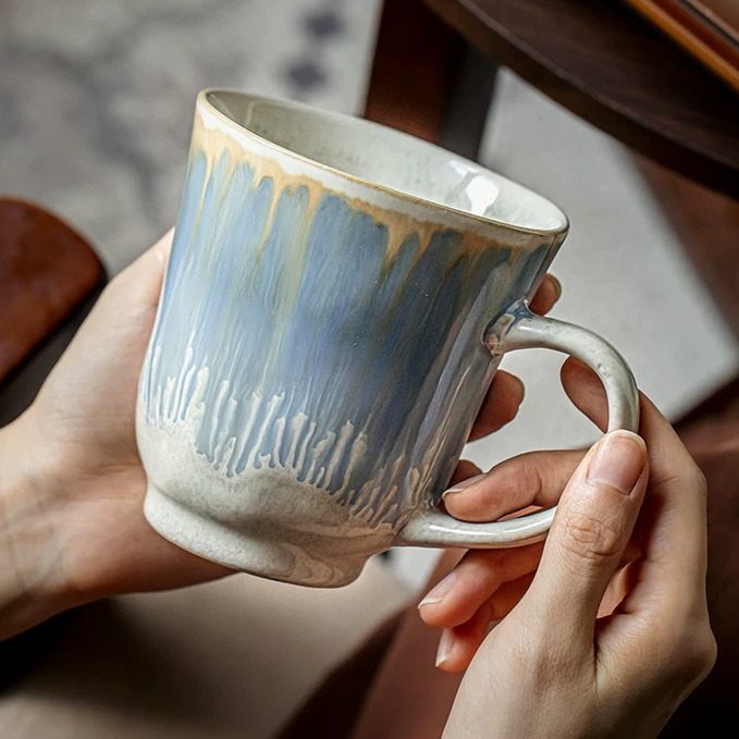 Large Capacity Handcrafted Ceramic Mug