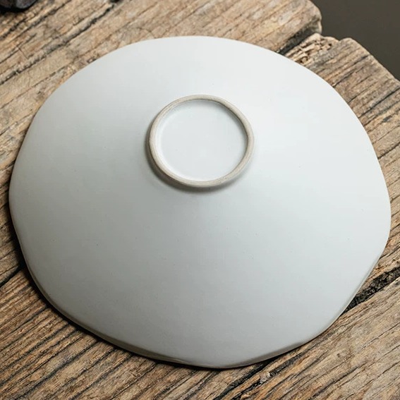 Handcrafted Irregular Salad Bowl in Glossy Kiln-Transmutation Glaze product view