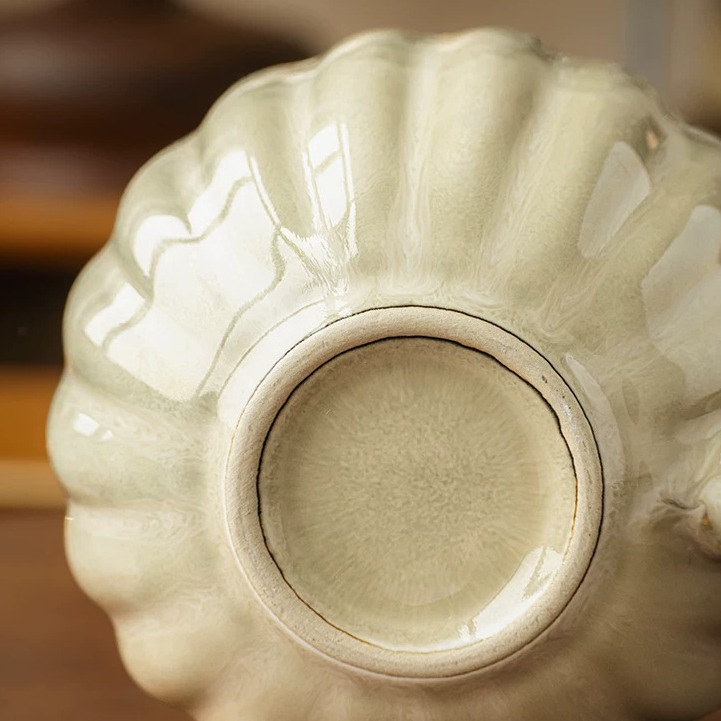 Retro Kiln-Transmutation Ceramic Breakfast Mug product view
