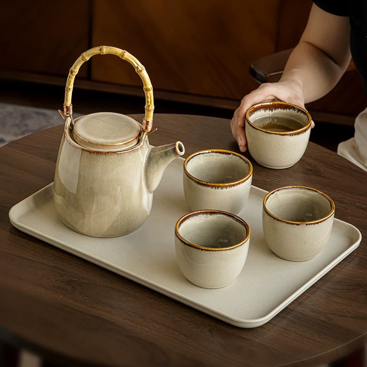 Handcrafted Ceramic Tea Pot Set product view
