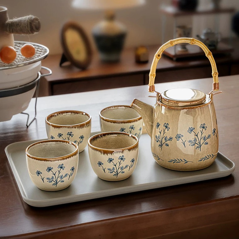 Handcrafted Ceramic Tea Pot Set product view