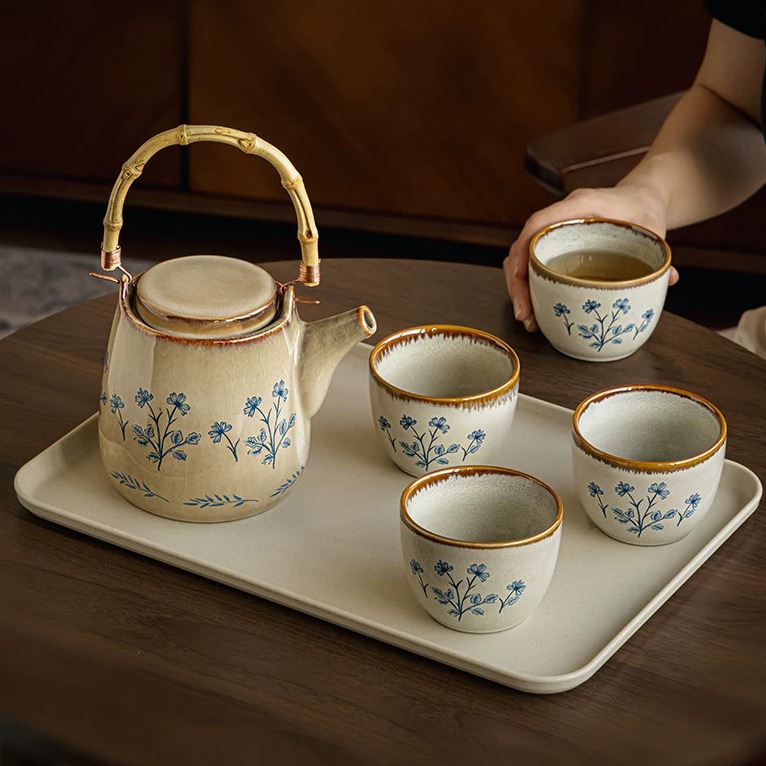 Handcrafted Ceramic Tea Pot Set product view