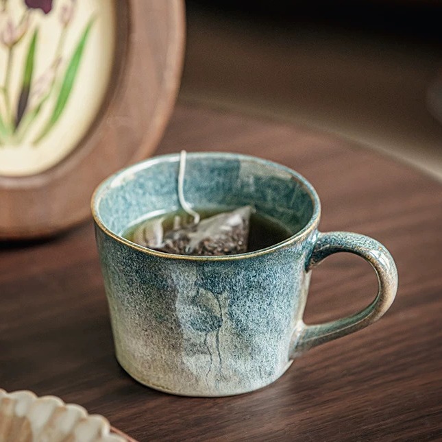 Handcrafted Kiln-Transmutation Glaze Ceramic Mug - Set of 2 product view