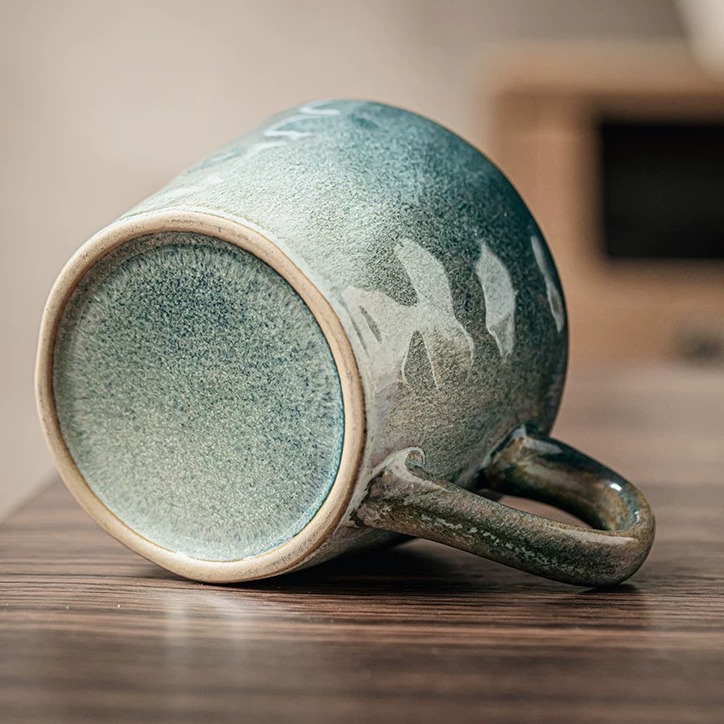 Handcrafted Kiln-Transmutation Glaze Ceramic Mug - Set of 2 product view