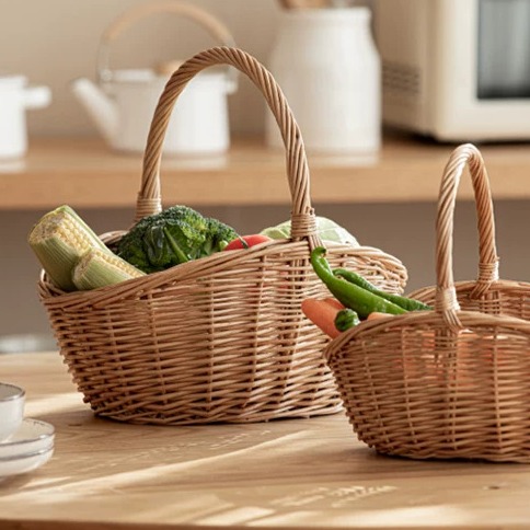 Handwoven Willow Storage Basket product view