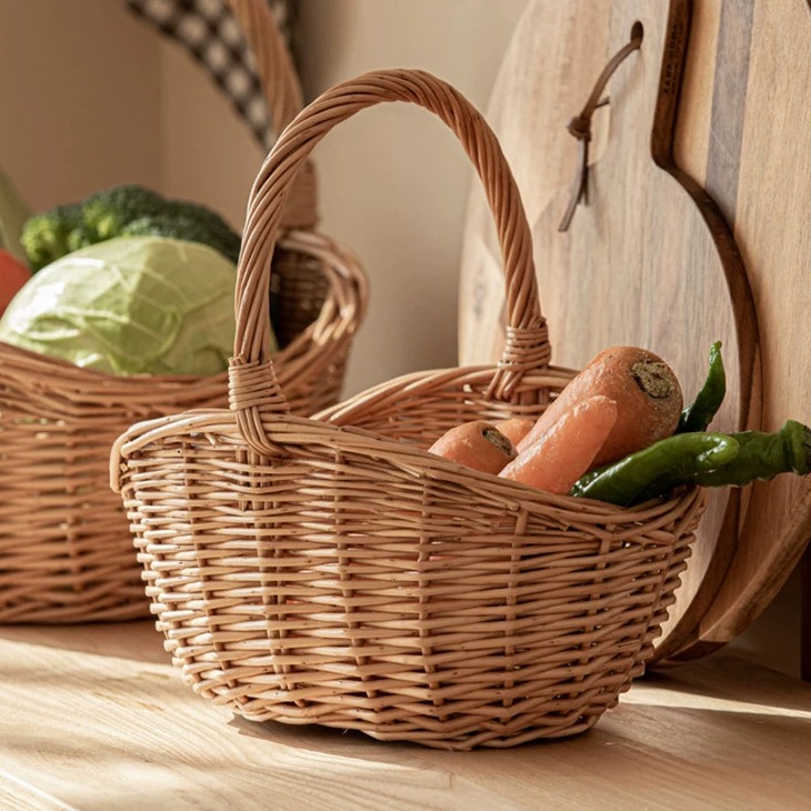 Handwoven Willow Storage Basket product view