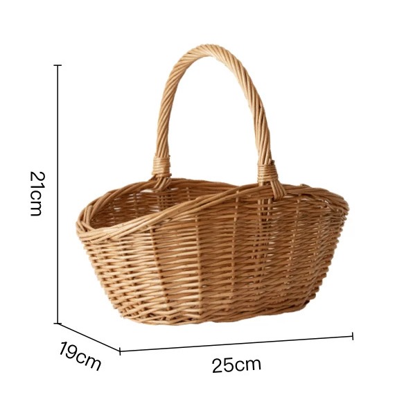 Handwoven Willow Storage Basket product view