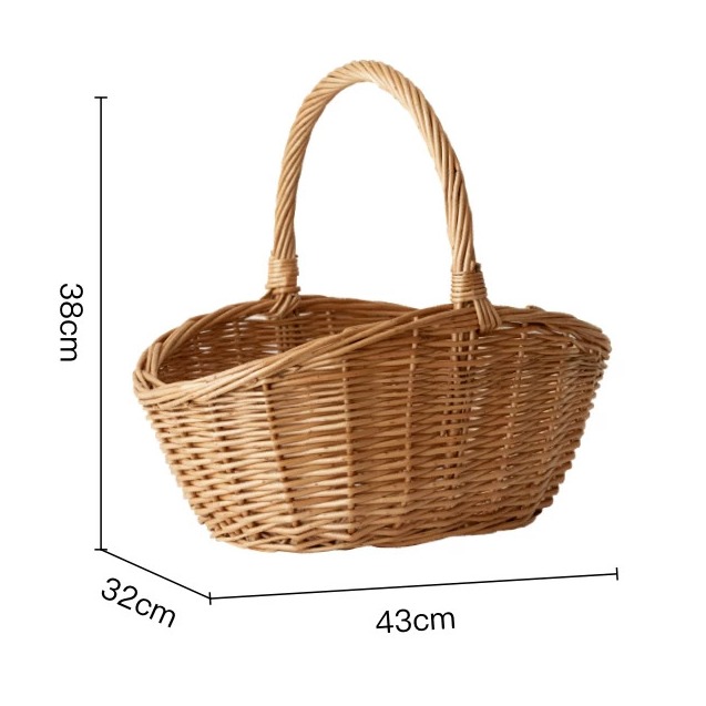 Handwoven Willow Storage Basket product view