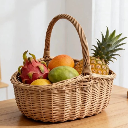 Handwoven Willow Storage Basket product view