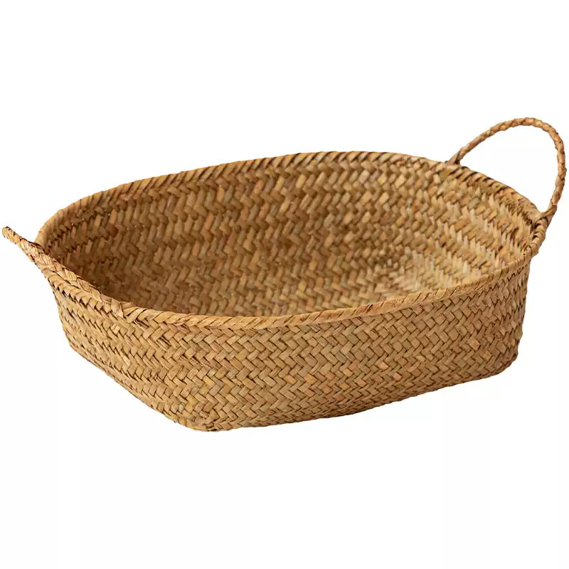 Handwoven Seagrass Storage Basket product view